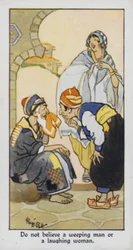 Glaube keinem weinenden Mann oder einer lachenden Frau